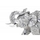 G&S Statuette Eléphant Design : Modèle Silver Drop, Hauteur 13 cm