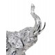 G&S Statuette Eléphant Design : Modèle Silver Drop, H 28 cm
