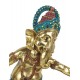 G&S Statuette Ganesh Résine, Modèle Zen & Yoga, Longueur 25 cm