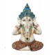 G&S Statuettes Ethniques : Set 3 Ganesh de la Sagesse, Mod Assis, H 21 cm