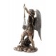 SIGNES GRIMALT Statue Résine Antic Line : L'archange Saint Michel, Epée et Balance de la Justice, H 29 cm