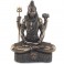 Statuette en polyrésine Shiva de couleur bronze