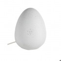 LAMPE en Porcelaine Blanche en Forme D'Oeuf 26cm Lumière d'ambaince douce apaisante