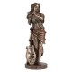 EUTERPE Statue Décoration Mythologie Muse grecque de la Musique 23cm