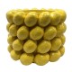 Signes Grimalt - Petit pot de citron en céramique jaune pour décoration intérieure et extérieure, idéal pour les plantes et les
