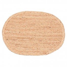 Signes Grimalt - Tapis d'entrée décoratif antidérapant en jute, durable, lavable, intérieur/extérieur, idéal pour la maison.