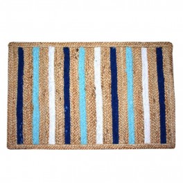 Signes Grimalt - Tapis d'entrée décoratif antidérapant en jute naturel pour salon, chambre, couloir, maison, durable et facile à