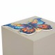 Signes Grimalt - Sous-verres en céramique motif papillon, lot de 4, motif multicolore, décoration d'intérieur, cadeau idéal pour