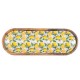 Plat de Service - Provence - Bois - 38cm - 3 Bols - Décoration Citron
