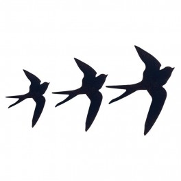 Signes Grimalt - ORIGEN Home Decor Swallow 3 ou Applique Metal