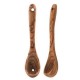 Cuillere a olives en bois d'olivier, 21 cm