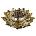 Porte encens à charbon Lotus en laiton