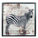 Grand cadre decoratif Zebre 60 cm