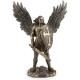 Statue - Saint Michel - 35cm - Polyrésine - Couleur Bronze - Décoration Intérieure