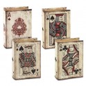 Boite-livre avec jeu de cartes (1 piece), 14x10