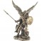 STATUE de l'ARCHANGE RAPHAEL neuve polyresine couleur Bronze Laiton Décoration RELIGION