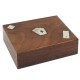 Boite en bois - NO NAME - Rectangulaire - Marron - 5 cm x 13,5 cm x 17 cm