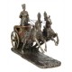 Signes Grimalt - ORIGIN Home Decor Néfertiti dans Chariot Reine Bronze Vert Déesse Figure 19x30x9cm