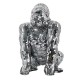 Signes Grimalt - ORIGIN Home Decor Gorilla Animals Figurine de Gorille Gris - 31x21x20cm