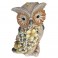 Signes Grimalt - Figurine de hibou rustique pour décoration de maison et cadeau original