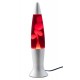 Lampe à Lave, Modèle Ogive Rouge et Jaune, H 40 cm