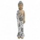 Statue Bouddha debout en pierre de magnésie, Intérieur et extérieur, Terrasse et Jardin, hauteur 67 cm