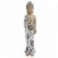 Statue Bouddha debout en pierre de magnésie, Intérieur et extérieur, Terrasse et Jardin, hauteur 67 cm