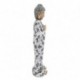 Statue Bouddha debout en pierre de magnésie, Intérieur et extérieur, Terrasse et Jardin, hauteur 67 cm