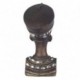 Statue Buste de Néfertiti, Reine d'Egypte, composition résine et matières originales, hauteur 18 cm