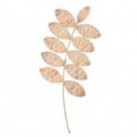 Déco murale Feuillage stylisé en Jacynthe de mer et feuilles de palmiers, hauteur 68 cm
