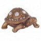 Plateau droit décoratif en grès bleu, forme huitre, Collection marine Quimper, longueur 17 cm