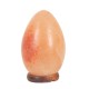 Lampe rouge et orange en verre, Veilleuse ou lampe d'ambiance en couleurs chaudes, Collection MOSAIK, H 37 cm