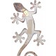 Gecko mural en résine Mod 1 MARRAKECH, H 9 cm