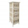 Console 2 Portes, Modèle ETHNIK, Noir et Doré, H 82,50 cm