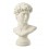 Sculpture Résine : Buste de David XL, Blanc, H 36 cm