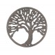Dessous de plat en fonte, silhouette poisson et arête Thème Bord de mer, longueur 28 cm