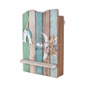 Plaque Bois vintage : Welcome Beach, Collection Bord de mer, H 46 cm