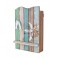 Déco murale Vintage. Plaque Combi Rouge Beach Time : Best Summer, L 60 cm
