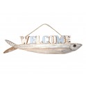 Déco Murale Bois : Enjoy The Beach & Relax, H 67 cm