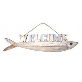 Déco murale Bois Panneau : Le Bistro des Amis, H 60 cm