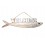 Déco Murale Lettrage Welcome et Poisson en bois vieilli, L 81 cm