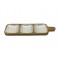 Plateau apéritif 3 compartiments, Ecailles nacrées Blanches, L 47 cm