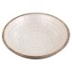 Plateau corbeille Manguier et résine, Ecailles nacrées blanches, Diam 35 cm