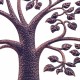 Déco murale fer : Arbre de vie, Anthracite & marron, Mod 5, H 60 cm