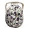 Jarre Vase en faïence, Effet Vieilli et Olives de Provence, H 18 cm