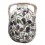 Jarre Vase en faïence, Effet Vieilli et Olives de Provence, H 18 cm