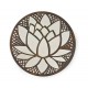 Déco murale fer : Arbre de vie, Anthracite & marron, Mod 5, H 60 cm