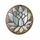 Déco murale fer : Arbre de vie, Anthracite & marron, Mod 5, H 60 cm