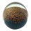 Presse Papier Sulfure et Décoration Bulles d'eau, Diam 8 cm