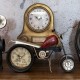 Horloge rétro : Mod Poste radio ancien, H 22 cm